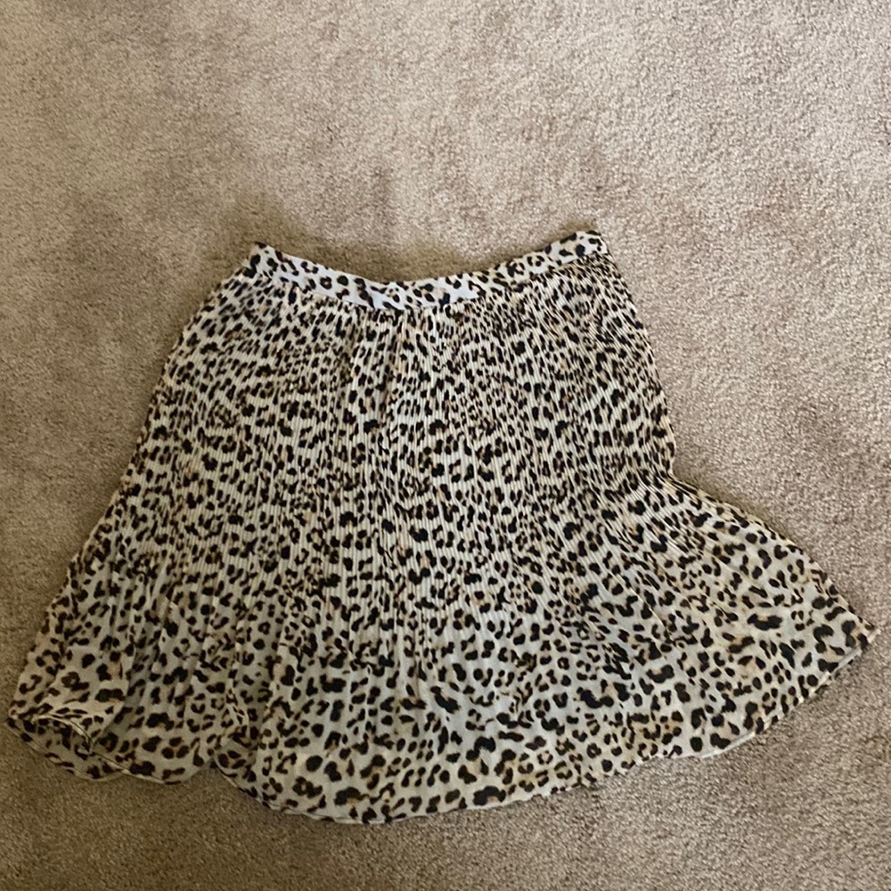 Banana Republic Leopard Mini Skirt